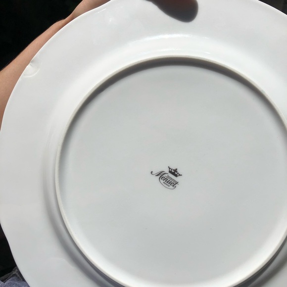 4 Menuet Vienna Rose China Plates - Picture 3 of 5